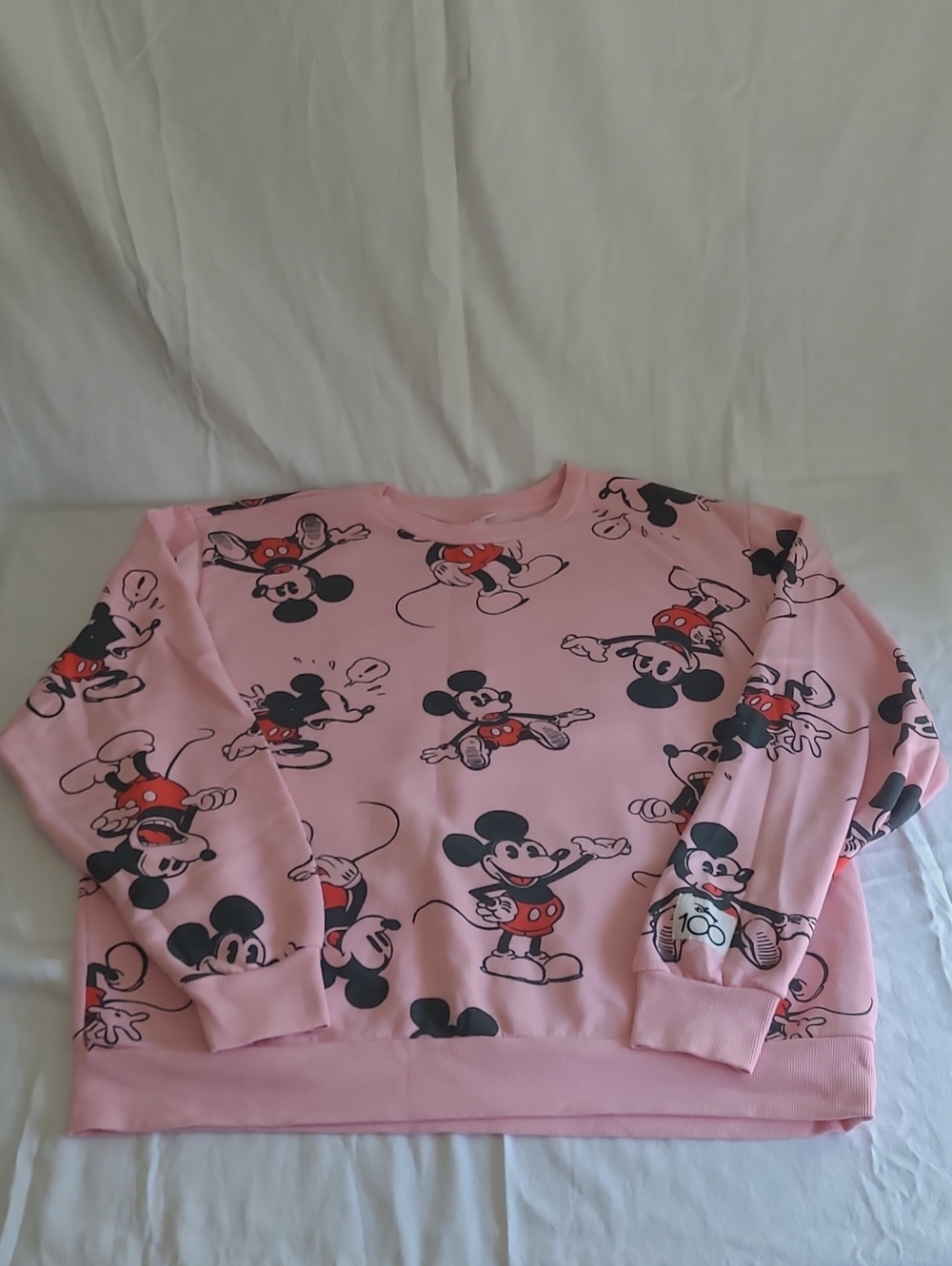 Disney Pink Classic Mickey Mouse Graphic Sweatshirt